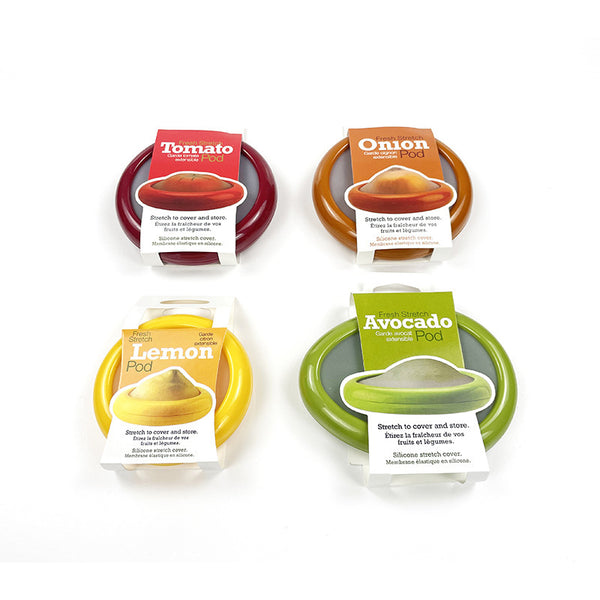 Xyra Food Saver Pods ? Avocado, Tomato, Lemon & Onion 4-Pack